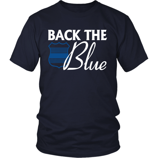 Back the Blue Shirts and Hoodies