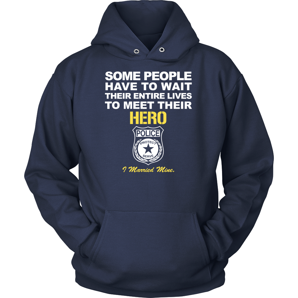 Police Wife - I Married My Hero Shirt
