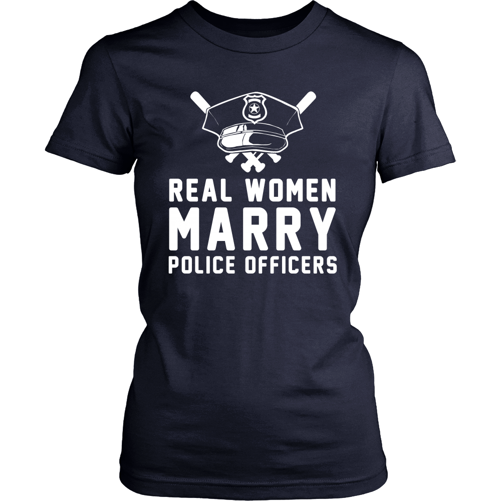 Real Women Marry Police Officers Shirt