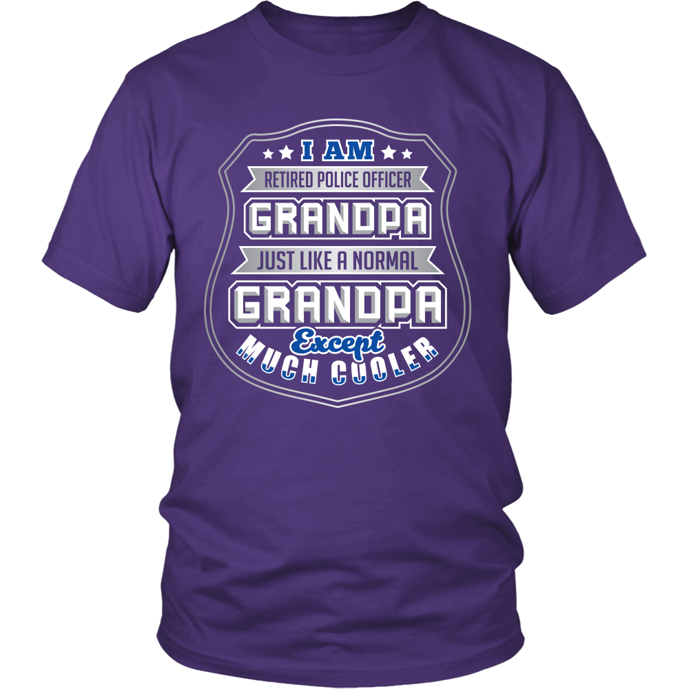 Retired Police Grandpa - Shirt