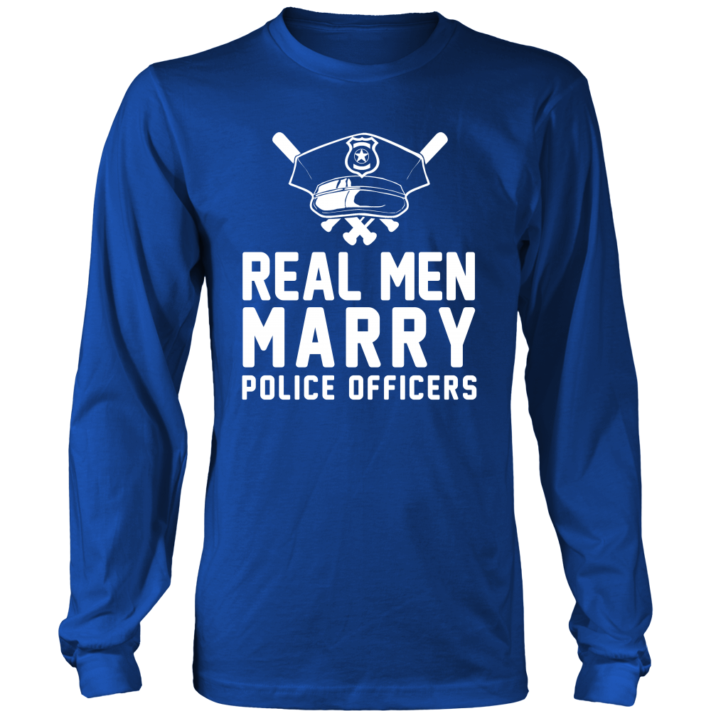 Real Men Marry Police Officers Shirt