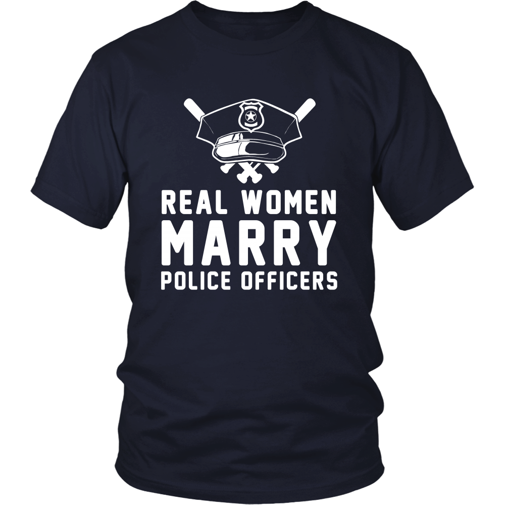 Real Women Marry Police Officers Shirt