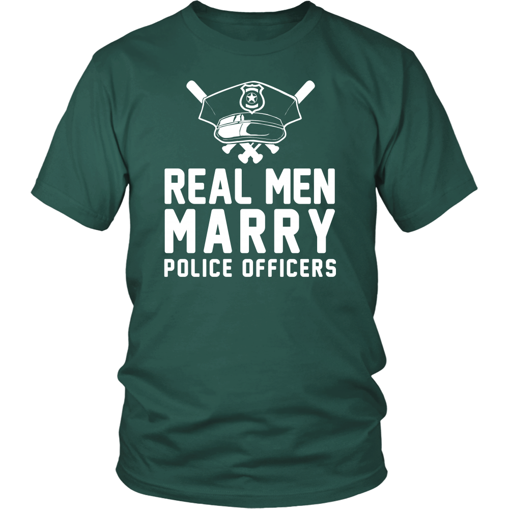 Real Men Marry Police Officers Shirt