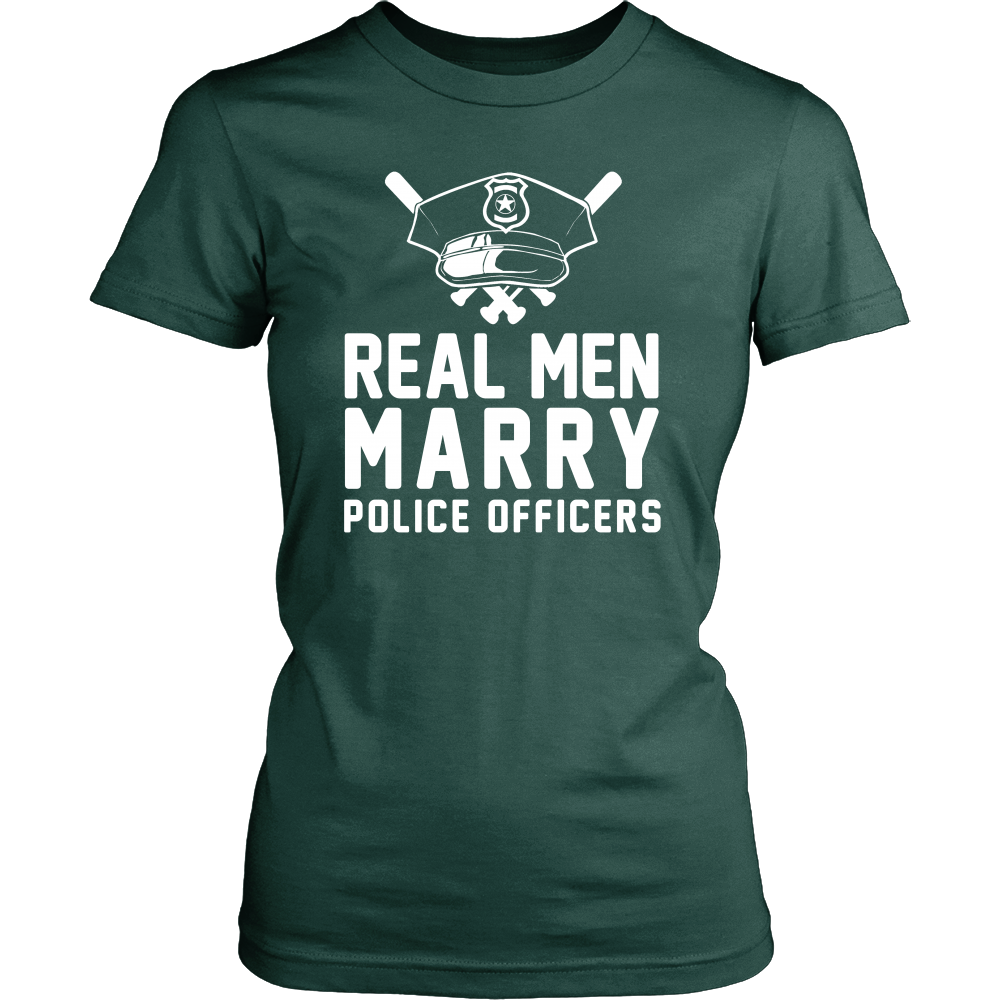 Real Men Marry Police Officers Shirt