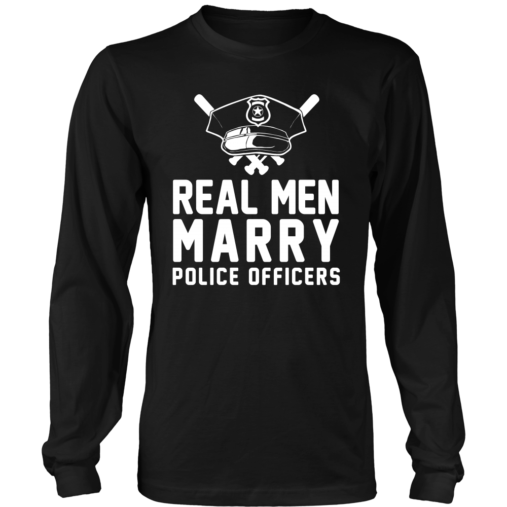 Real Men Marry Police Officers Shirt