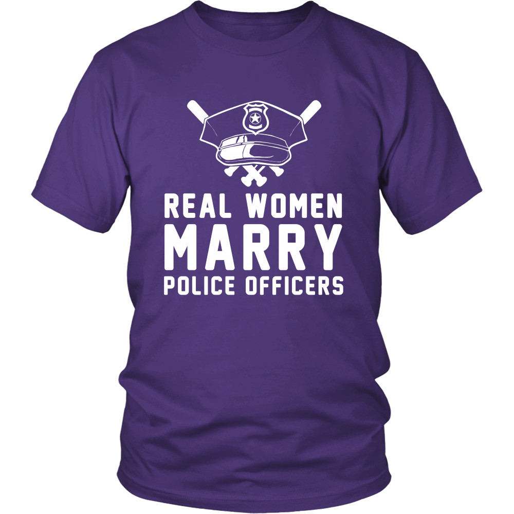 Real Women Marry Police Officers Shirt