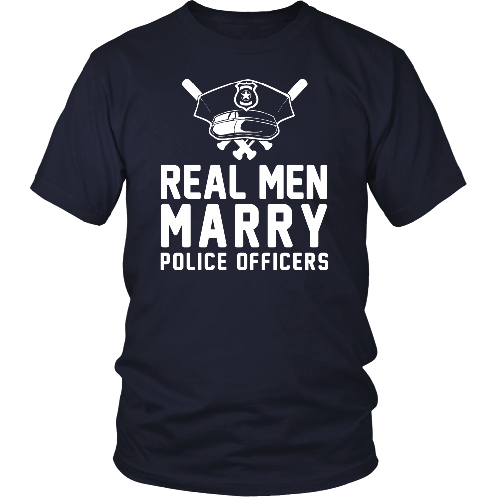 Real Men Marry Police Officers Shirt