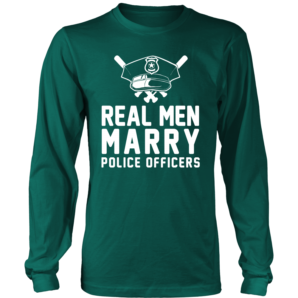 Real Men Marry Police Officers Shirt
