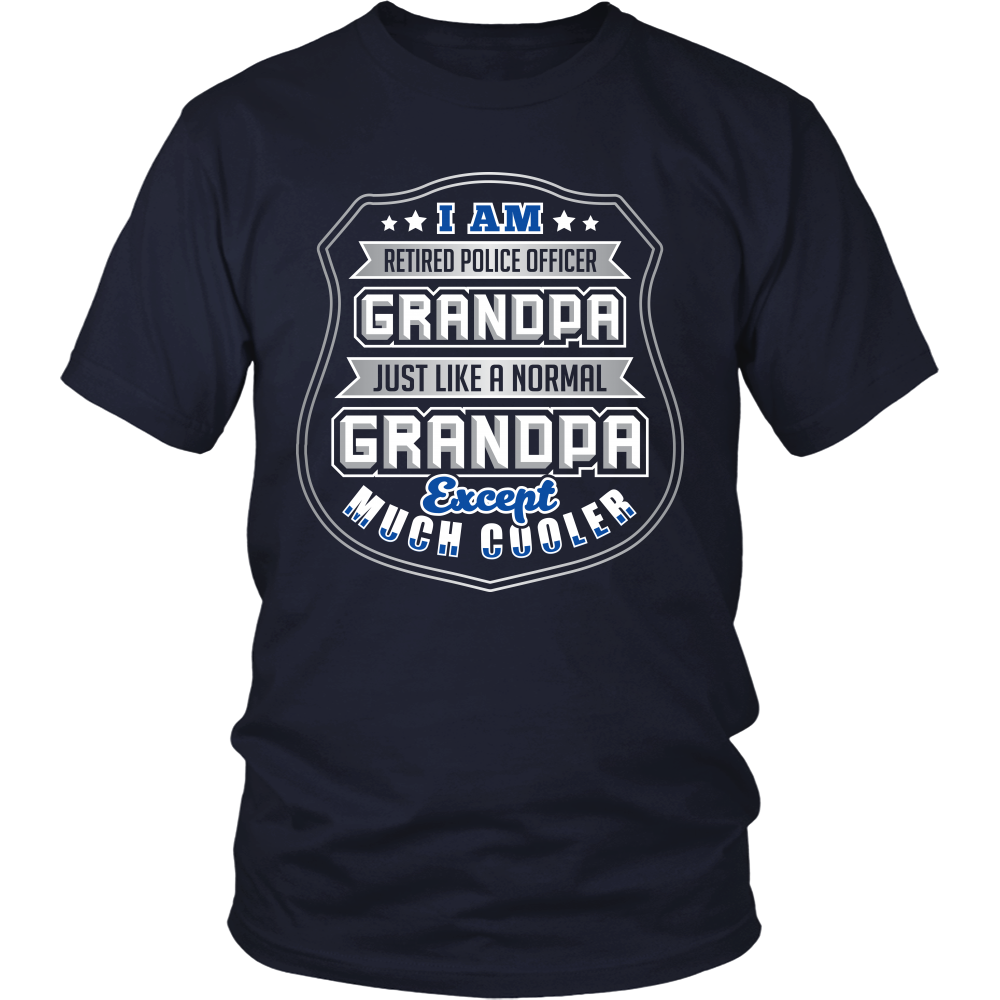 Retired Police Grandpa - Shirt