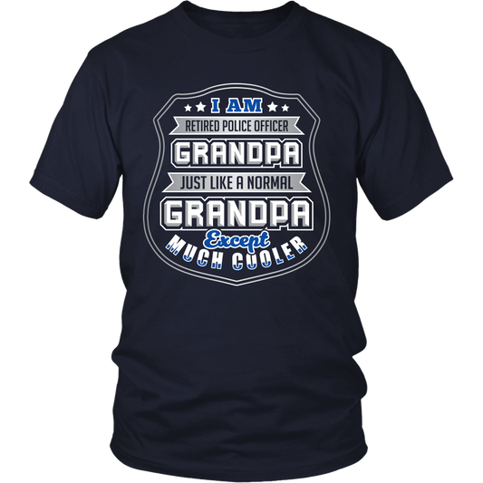 Retired Police Grandpa - Shirt