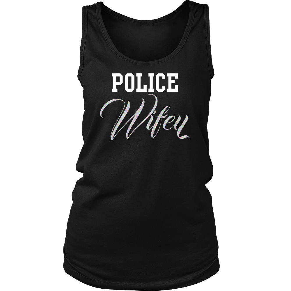 Women's Police Wifey Tank Top