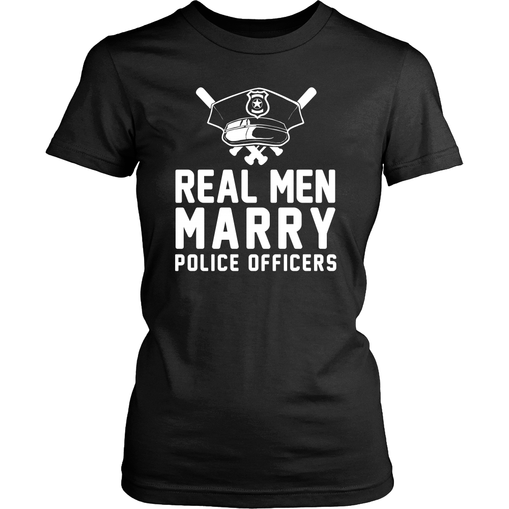 Real Men Marry Police Officers Shirt