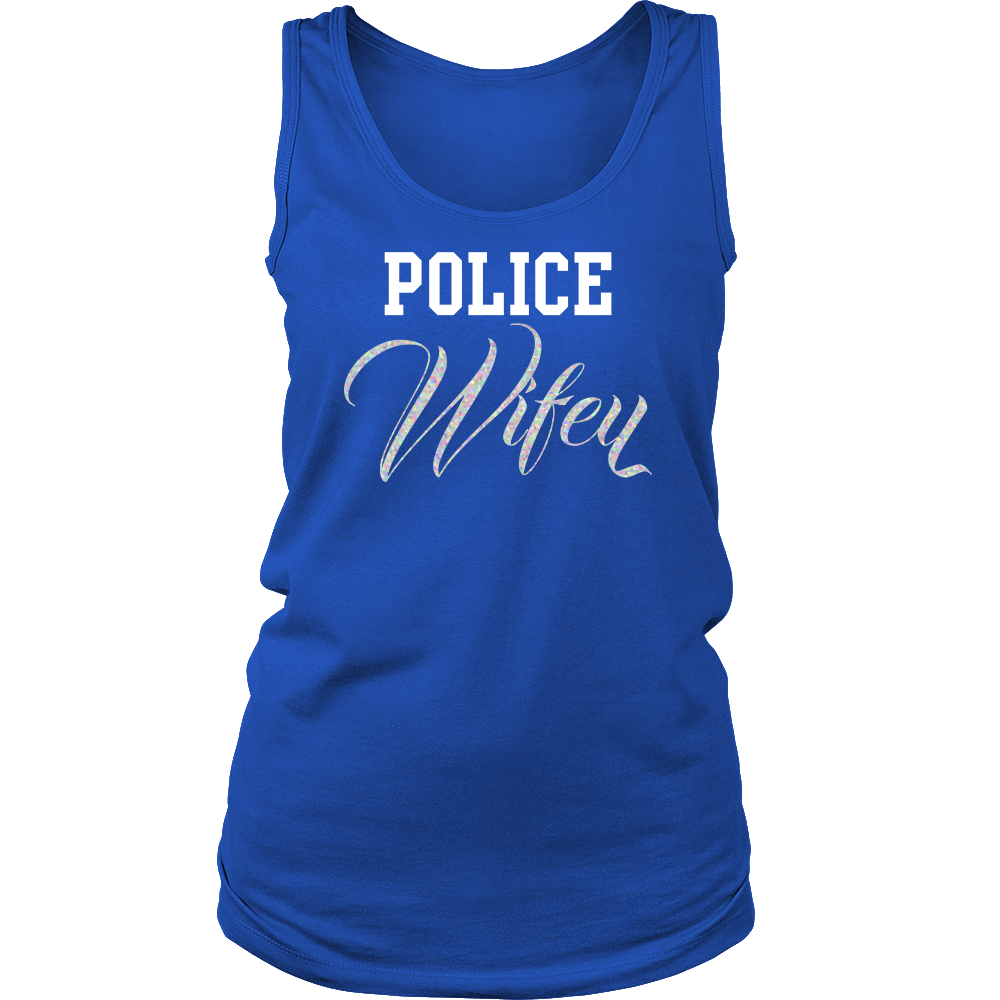 Women's Police Wifey Tank Top