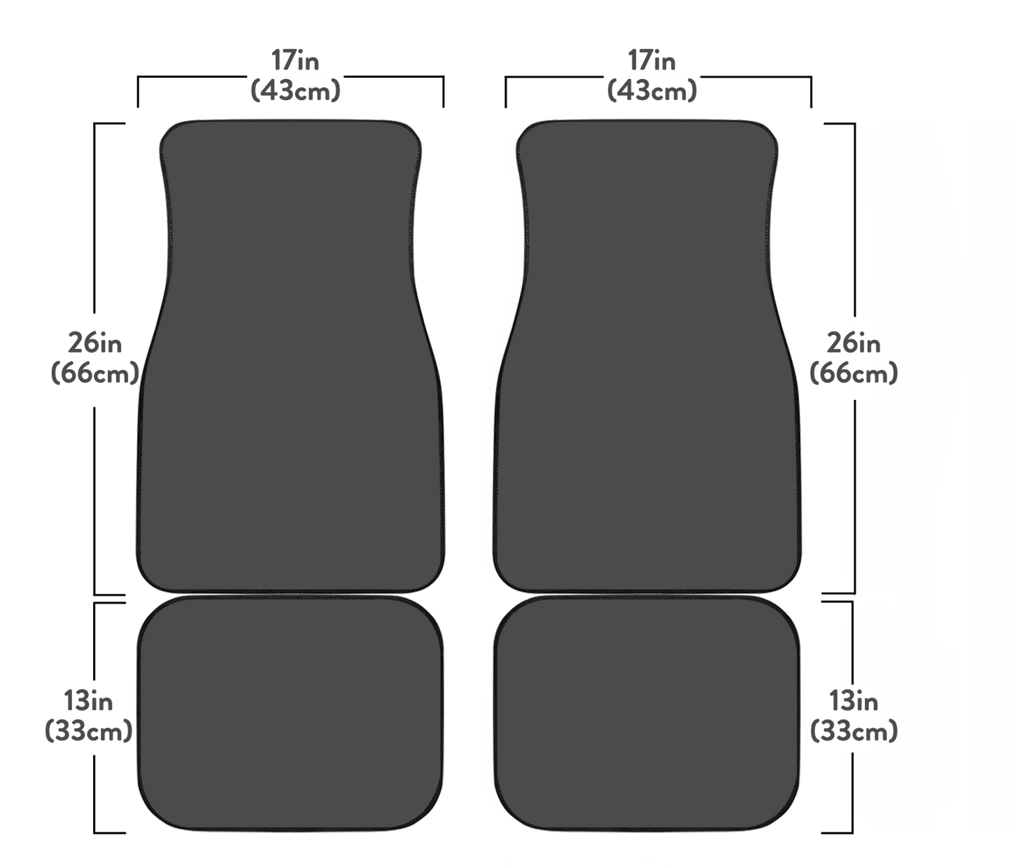 Thin Blue line Car Mats