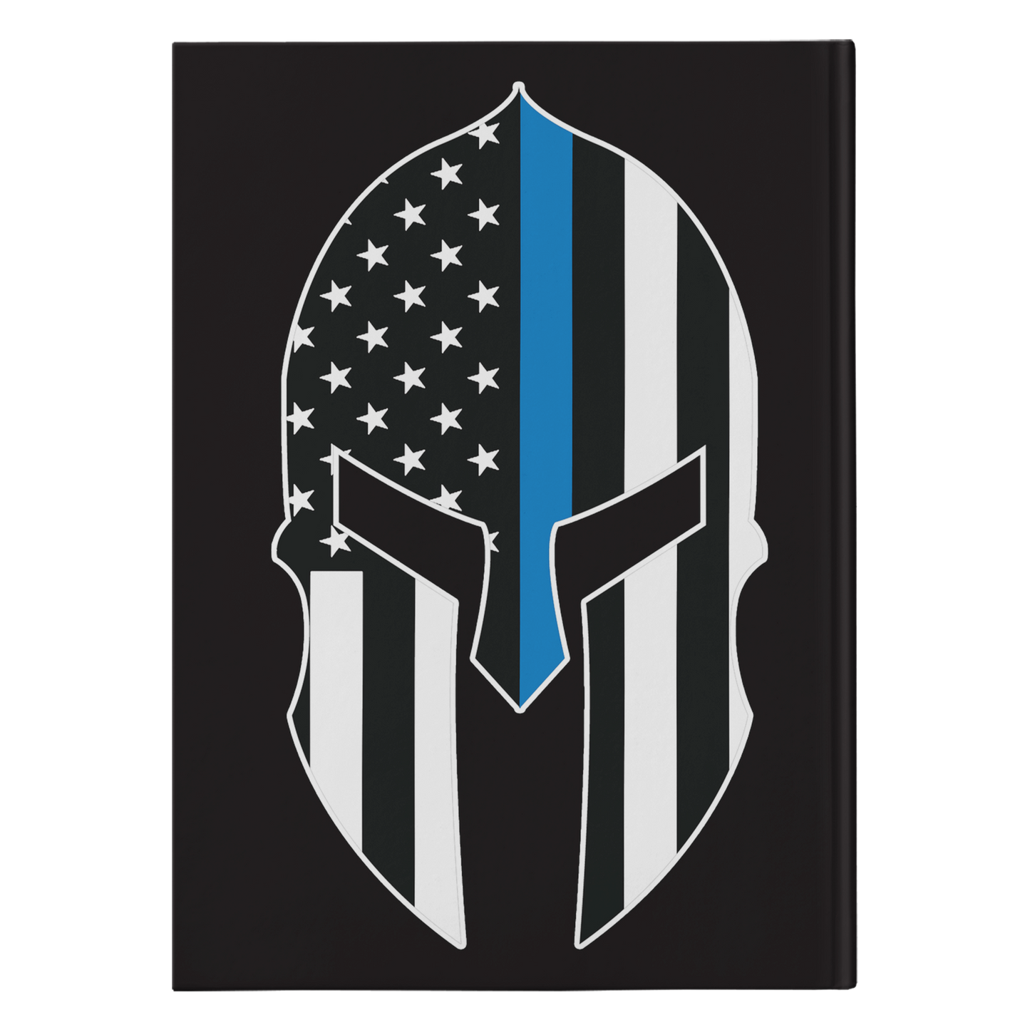 Thin Blue Line Spartan Journal Notebook - Hardcover
