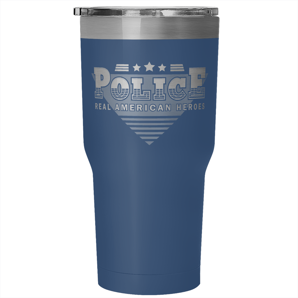 Police Real American Heroes Tumbler