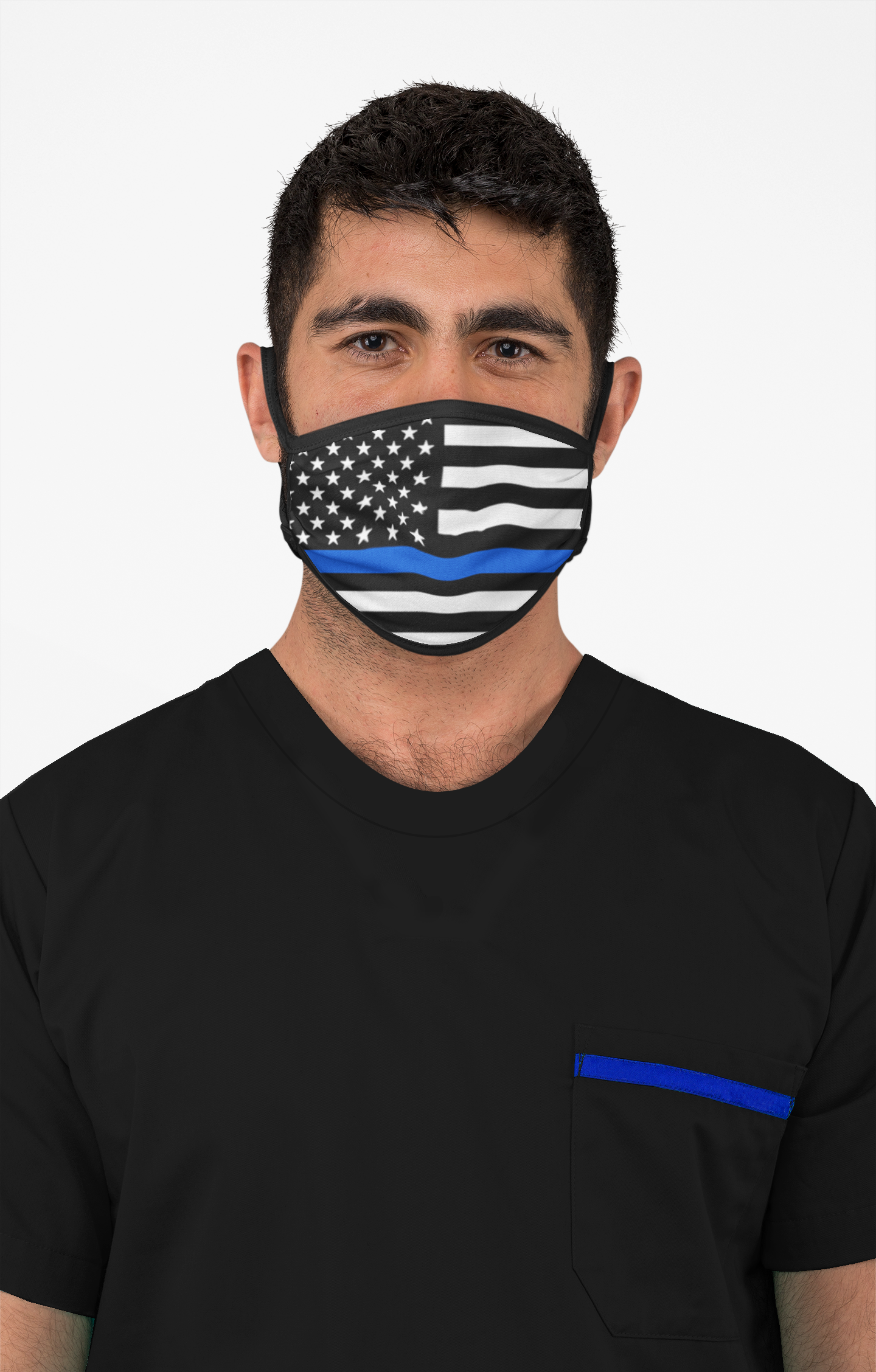 Blue Line Face Mask with BONUS 2 x PM 2.5 Filters