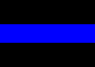 Thin blue line on sale decal
