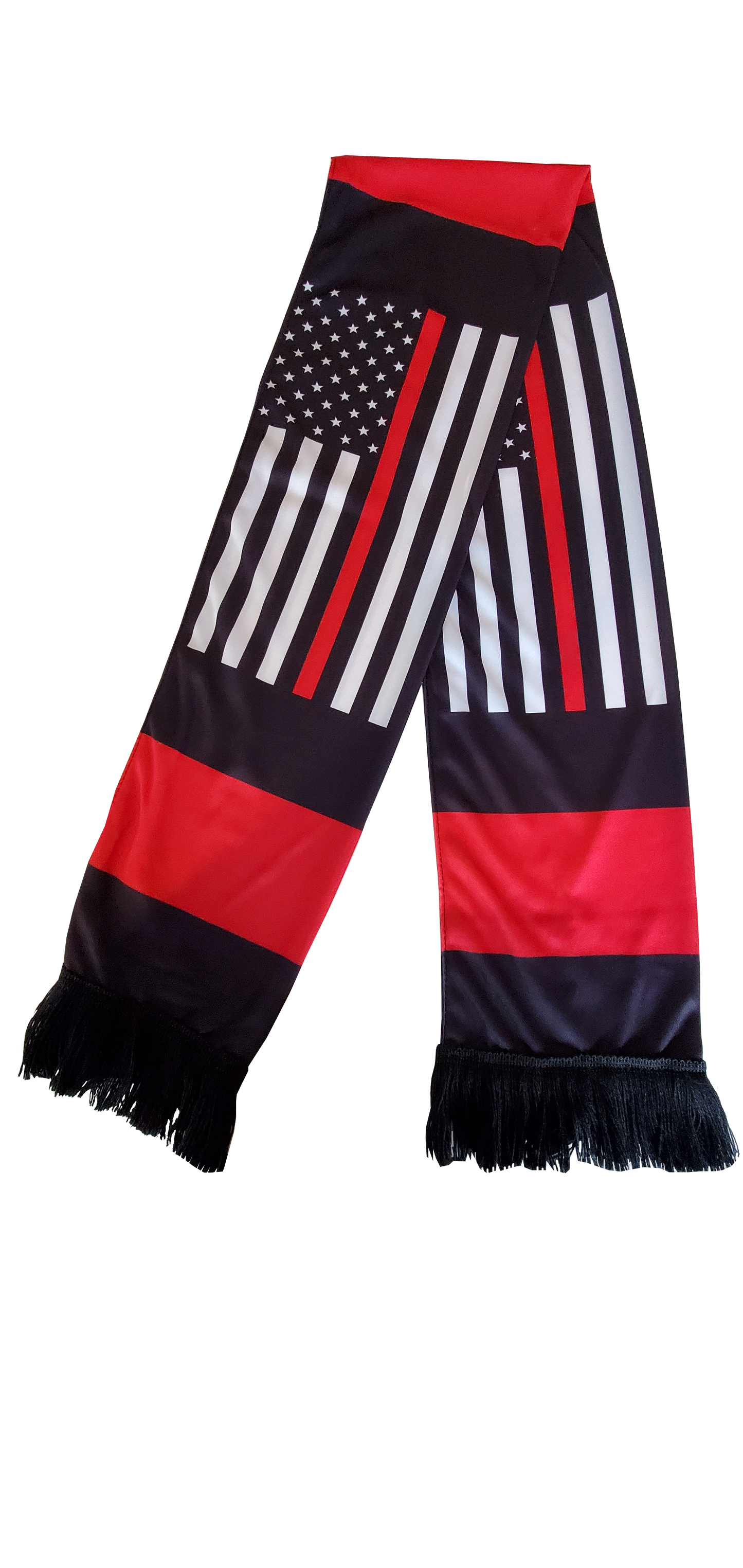 Thin Red Line American Flag Scarf