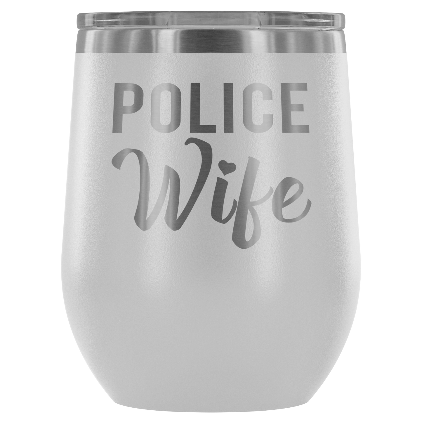Police Wife Wine Tumbler