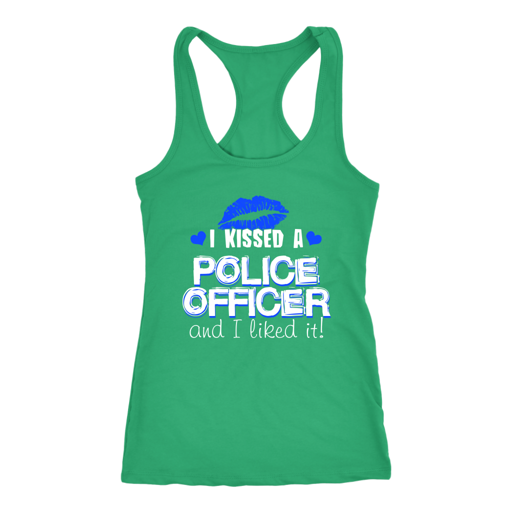 Women's I Kissed A Police Officer Tank Tops