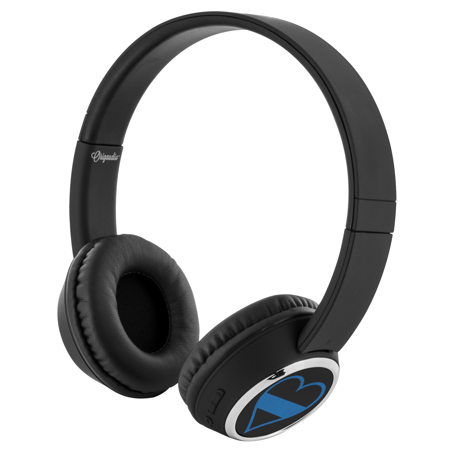 Thin Blue Line Heart Headphones