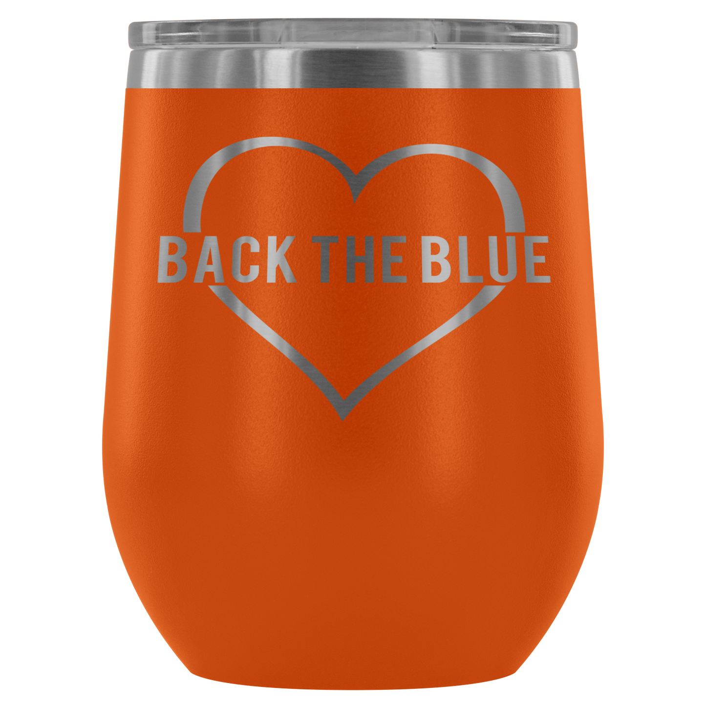 Back the Blue Wine Tumbler