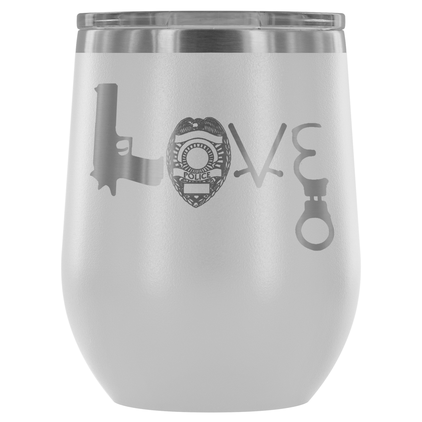 Police Love Wine Tumbler