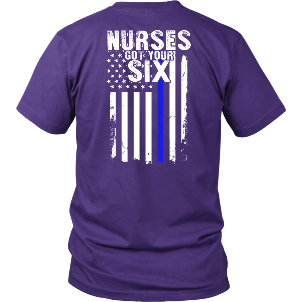 Nurses Got Your Six - Flag Style Shirts & Hoodies