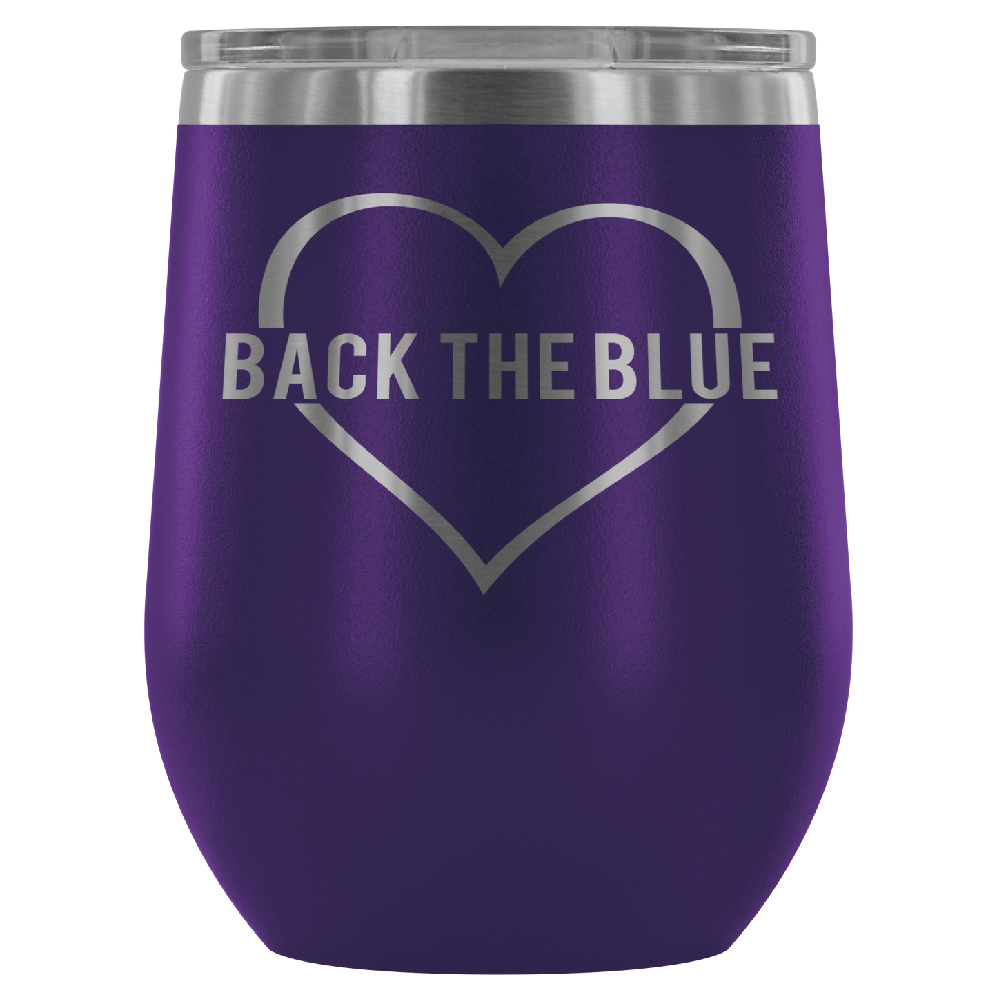 Back the Blue Wine Tumbler