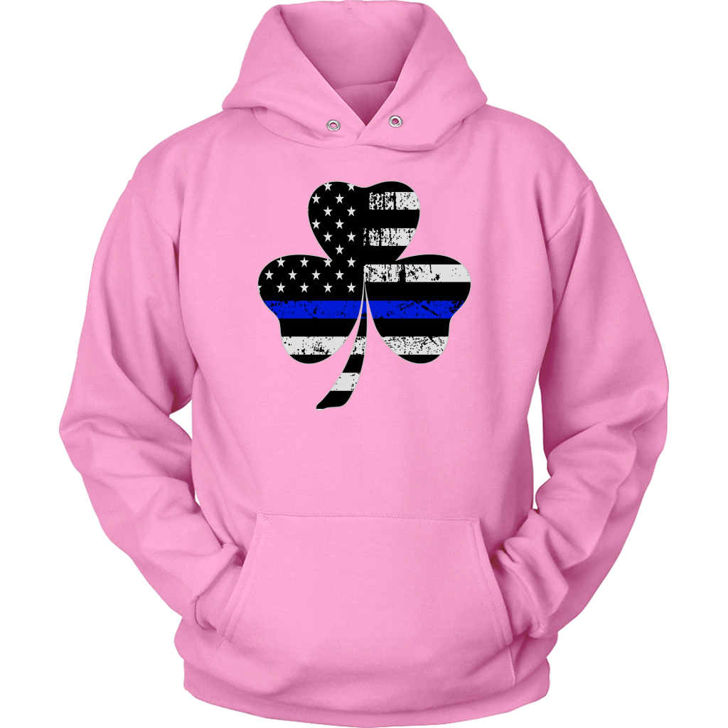 Shamrock Thin Blue Line Flag Shirt