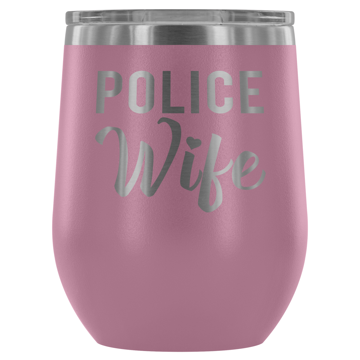 Police Wife Wine Tumbler