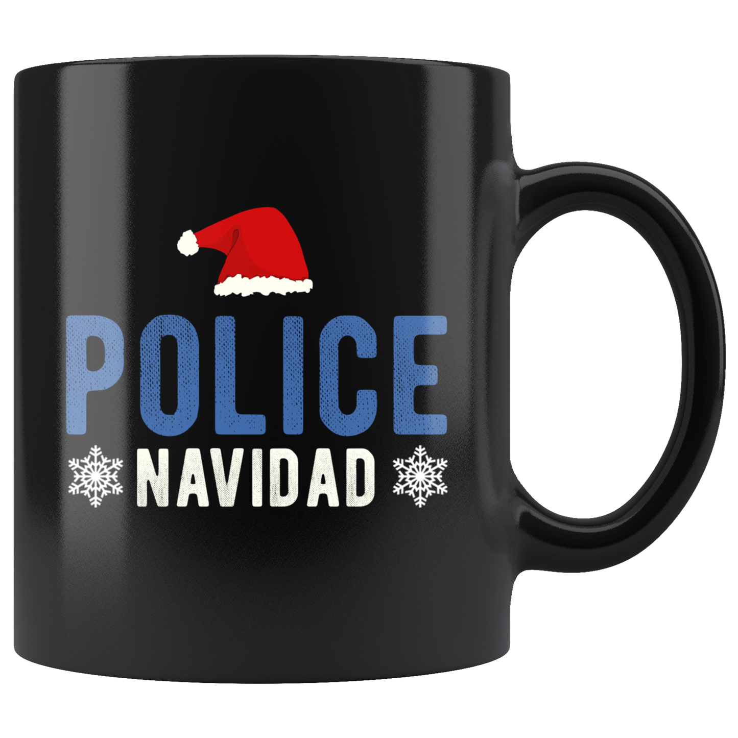 Police Navidad Christmas Mug