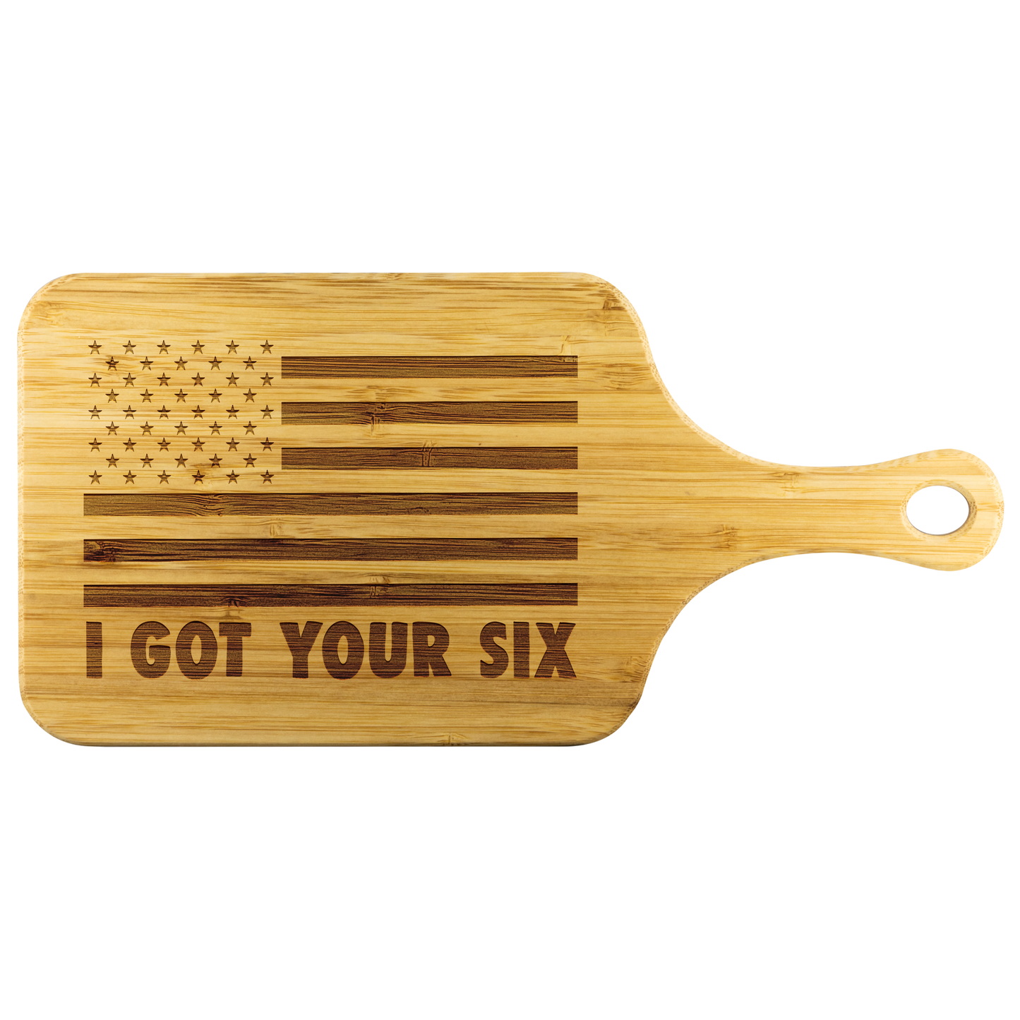 I Got Your Six Chopping Board With Handle