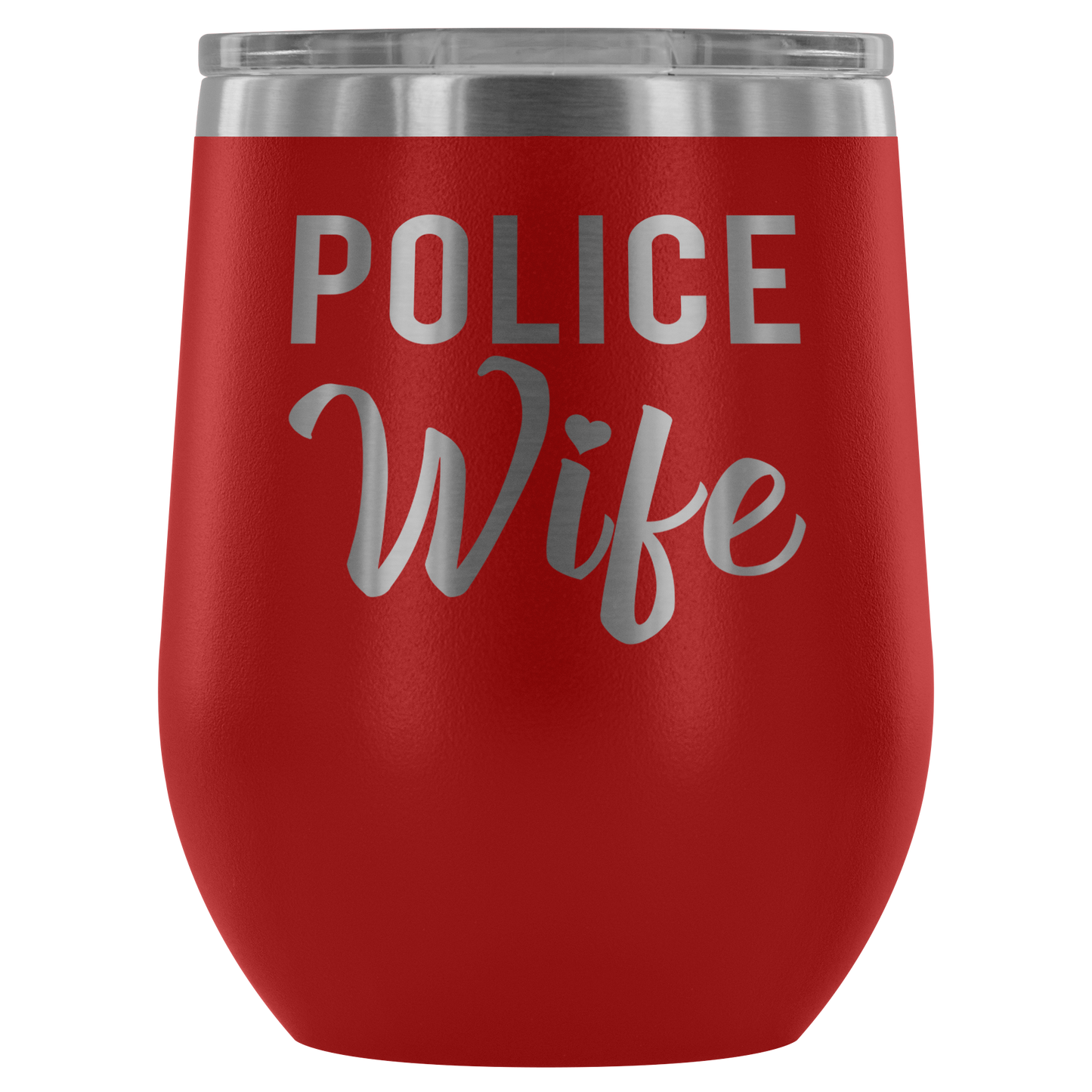 Police Wife Wine Tumbler