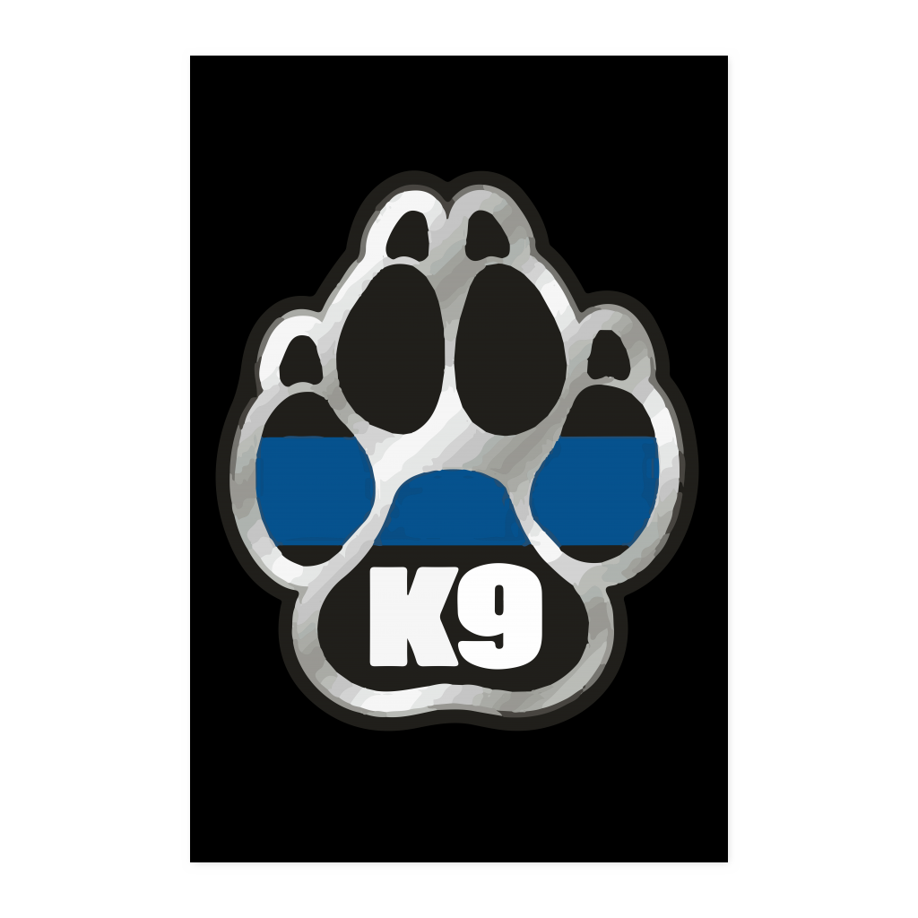 K9 Paw Poster