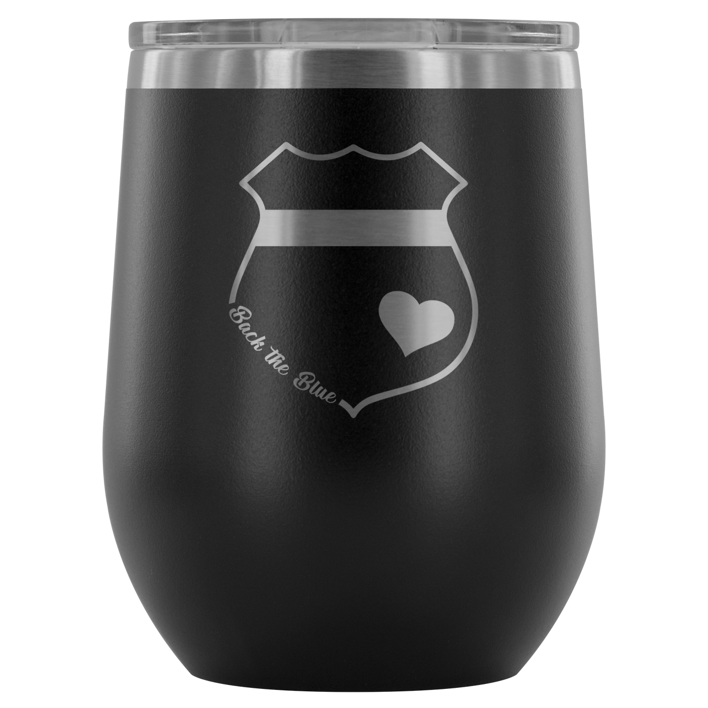 Back the Blue Wine Tumbler