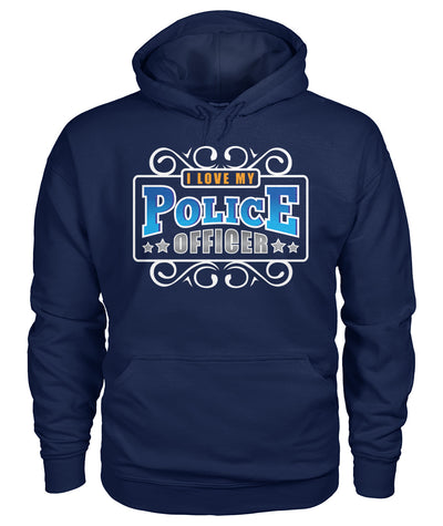 I Love my Police Officer Shirts and Hoodies