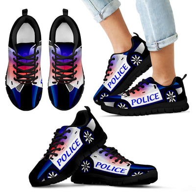 Police Car Style Sneakers - Styles for Kids and Adults