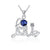 Police and LEO Inspired Love Necklace - Silver Plated