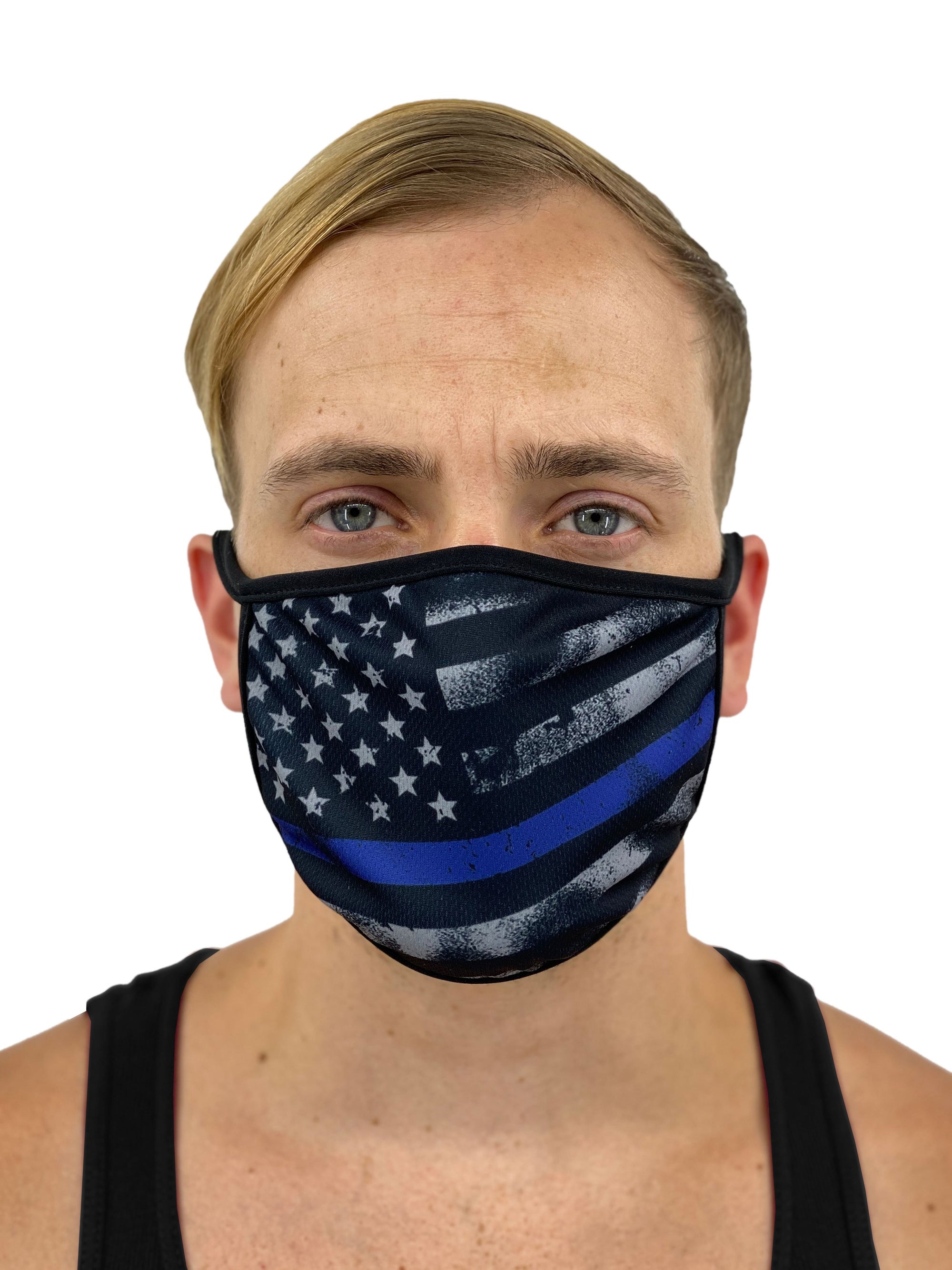 Thin Blue Line Face Mask - Thin Blue Line USA