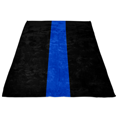 Thin Blue Line Blanket custom