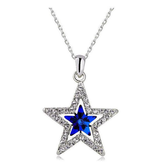 Police Law Enforcement Star Pendant Necklace