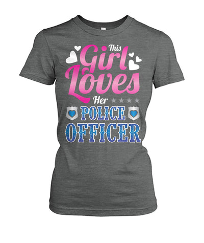 This Girl Loves Her Police Officer Shirts and Hoodies