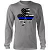 Shamrock Thin Blue Line Flag Shirt