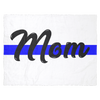 Mom - Thin Blue Line Blanket - White