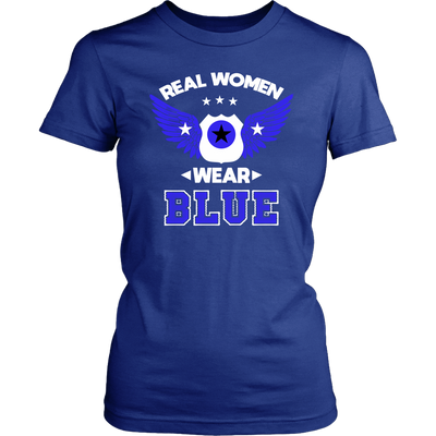 Real Women Wear Blue shirts and hoodies