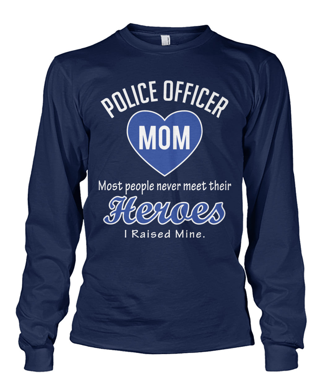 Cop Mom Proud Mother Police Officer Mom Gifts Blue Line Flag Tank Top