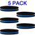 [FREE] Thin Blue Line Silicone Bracelet - 5 Pack