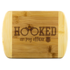 Hooked on my Police Officer Round Edge Chopping Board